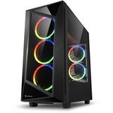 Sharkoon Kućište gaming, rev200, RGB, ATX, ventilator 5×120 mm | Eponuda.ba