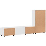  Set TV komoda s ladicama s policom Bijelo Konstruirano drvo | shoptok.hr