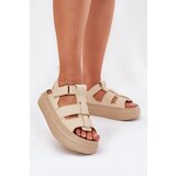 Boto Beige Platform Sandals Women Nitavelia | Shoptok.si
