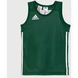 Adidas Otroška kratka majica 3G SPEE REVRS zelena barva, DY6618