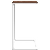  Bočni stolić bijeli 55 x 35 x 66 cm od konstruiranog drva | shoptok.hr