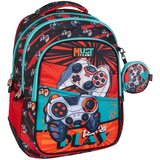 Luna Must... Gamer zaobljen šolski nahrbtnik s 3 predali, 32x18x43 cm | Shoptok.si