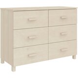 The Living Store Komoda HAMAR medeno rjava 113x40x80 cm trdna borovina - Komoda, (21503305) | Shoptok.si