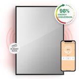 Klarstein La Palma 750 pametni grijač 2 u 1 infracrveni konvektor 85x60cm 750W ogledalo prednje | shoptok.hr