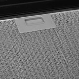  Zidna napa 90 cm od nehrđajućeg čelika i kaljenog stakla crna | shoptok.hr