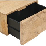  Ručno rađeni noćni ormarić Tamnije smeđi teak 40 x 30 x 20 cm | shoptok.hr