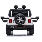  Licencirani auto na akumulator Jeep Rubicon 4x4 - bijeli | shoptok.hr