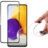 GLASS FILM KALJENO STEKLO Z OKVIROM ZA SAMSUNG A72 ČRNO, (22003437)