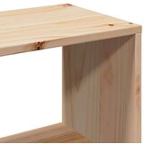 vidaXL Krevet s regalom za knjige bez madraca 200 x 200 cm od borovine | shoptok.hr
