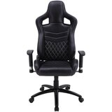 Novel GAMING STOL kovina, umetna masa, tekstil, usnje črna | Shoptok.si