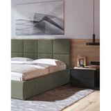 MESONICA Zeleni tapecirani bračni krevet s prostorom za odlaganje s podnicom 160x200 cm Bufo – | shoptok.hr