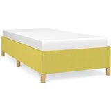 vidaXL Posteljni okvir zelen 90x190 cm blago, (20724479) Cene