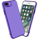Cadorabo Ohišje, združljiv z Apple v sijajnem vijoličnem - Rose Gold - Zaščitni pokrov iz fleksibilnega silikona TPU in z zaščito pred kamero, (20595354) | Shoptok.si