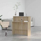  Recepcijski stol 100x50x103 5 cm od konstruiranog drva | shoptok.hr
