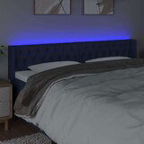  Uzglavlje plavo 183x16x78/88 cm od tkanine | shoptok.hr