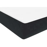 vidaXL Box spring postelja z vzmetnico črna 90x210 cm žamet | Shoptok.si