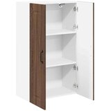 vidaXL Stenska kuhinjska omarica s polico Rjav hrast 60 x 31 x 100 cm | Shoptok.si