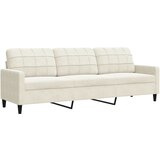 vidaXL Kavč trosed krem 210 cm žamet, (21255991) Cene