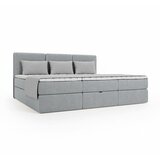 MID.YOU DRUŽINSKA POSTELJA 210 cm x 200 cm , les, tekstil, leseni material temno siva | Shoptok.si