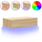 Maison Chic TV omarica - TV stojalo - Televizijska omarica z LED lučkami sonoma hrast 60x35x15,5 cm, (21699594) | Shoptok.si