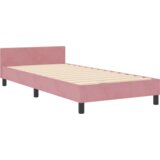  Krevet u okviru ružičaste boje 90x190 cm od baršuna | shoptok.hr