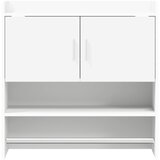  Polica na zidu Zidna montaža Bijela 80 x 36 x 80 cm | Shoptok.si