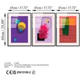 WALLXPERT dekorativna slika od kaljenog stakla (3 komada) uv 940 45 x 65 | ePonuda.com