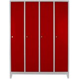 Hanah home Js1029Kı GreyRed Locker Storage Cabinet | ePonuda.com