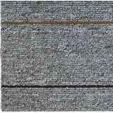  Tepih pločica Svjetlosiva s prugama 50 x 50 cm 36 pcs | shoptok.hr