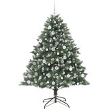 vidaXL Umestno božično drevo med 300 LED Zelena 126 x 126 x 180 cm | Shoptok.si