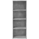  Visoka komoda boja betona 45 x 41 x 124 cm konstruirano drvo | shoptok.hr