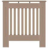 vidaXL Pokrov radiatorja 2 pcs Rjava 78x19x81.5cm Konstruiran les | Shoptok.si