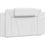 Maison Chic posteljno vzglavje - vzglavna omarica - vzglavna stranica bela 100 cm umetno usnje, (21704278) | Shoptok.si