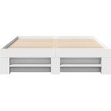  Okvir za krevet bijeli 135x190 cm konstruirano drvo | shoptok.hr