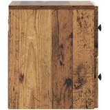  Noćni ormarić za montažu na zid Staro drvo 33 x 34,5 x 40 cm | shoptok.hr