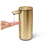 simplehuman Jeklen avtomatski dozirnik za milo v sijajno zlati barvi 266 ml – | Shoptok.si