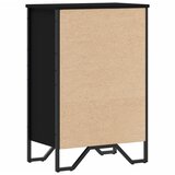  Regal za knjige crni 50x31x74,5 cm od konstruiranog drva | shoptok.hr
