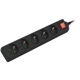 Lanberg EXTENSÃO ELÉTRICA DE 1,5 M COM 5 TOMADAS DE 230 V E INTERRUPTOR PARA COMPUTADOR E TV., (5000261673) Cene