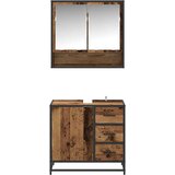  Set namještaja za kupaonicu 2 kom. Staro drvo 65 x 33 x 60 cm | shoptok.hr