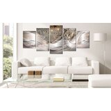 Slika - Modern Dandelions (5 Parts) Beige Wide 225x100 | shoptok.hr