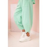 Kesi Włoski Set of new punto sweatshirt pants light mint | Shoptok.si