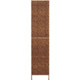 Sobna pregrada s 4 panela smeđa 163 x 180 cm od vodenog zumbula | shoptok.hr