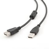  2.0 kabal GEMBIRD CCF-2-AMAF-15, 4,5m, A-A ext cable, premium, ferrit Cijene