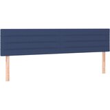 Maison Chic Posteljno vzglavje - Vzglavna omarica 2 kosa modro 100x5x78/88 cm blago, (22077242) Cene