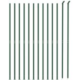  Ograda od žičane mreže s prirubnicom zelena 0,8 x 25 m | shoptok.hr