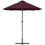  Vrtni suncobran Bordeaux Crvena 370 x 197 x 239 cm | shoptok.hr
