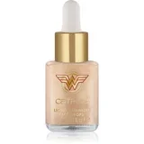 Wonder Woman posvetlitveni in vlažilni serum z bleščicami 30 ml