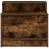  Noćni ormarići s ladicom 2 kom dimljeni hrast 51x31x47 cm | Eponuda.com