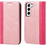 INORCO Za Samsung Galaxy S22 5G PU usnjena torbica za telefon, dvobarvna prepletena denarnica, pokrov stojala za telefon, (22033174) Cene