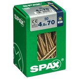 SPAX Univerzalni vijak (4,5 x 70 mm, Celotni navoj, 50 kos) | Shoptok.si
